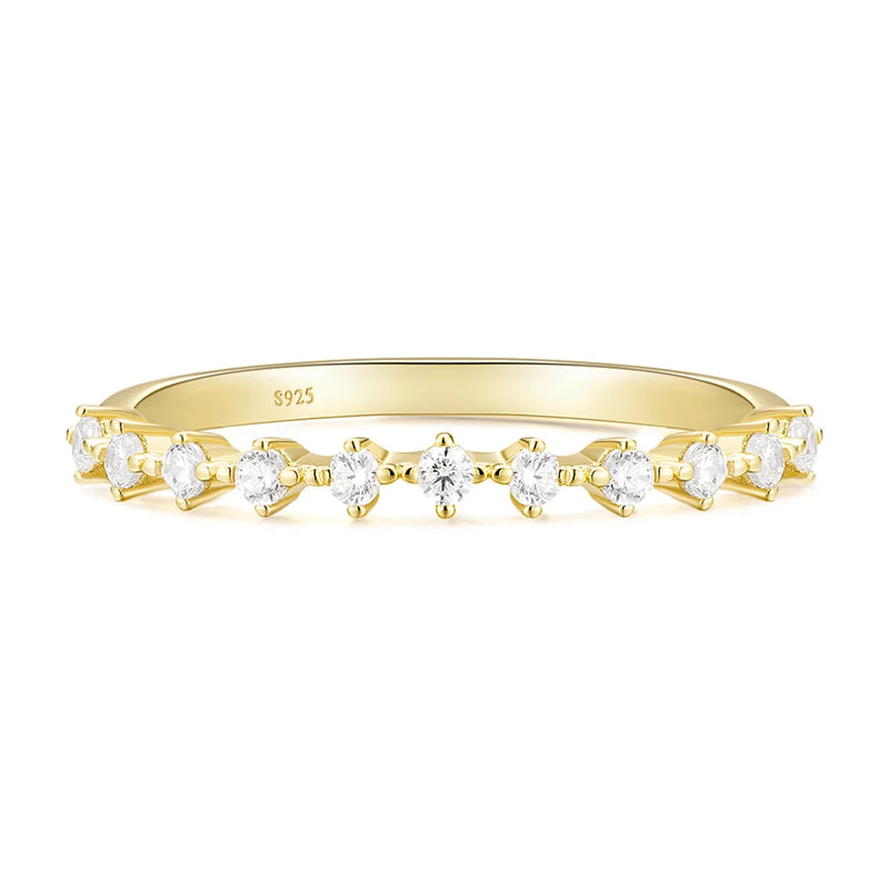 925 Silver Diamond Trumium Ring for Women Party Jewelry