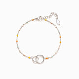 Sterling Silver Drop Glaze Bracelets Friendship Bohemia Jewelry