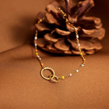 Sterling Silver Drop Glaze Bracelets Friendship Bohemia Jewelry
