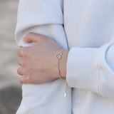 S925 Sterling Silver Heart Chain Bracelet for Women