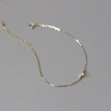 Real 925 Sterling Silver 14k CZ Bracelet For Women Wedding Party