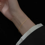 TrustDaivs 925 Silver Chain Charm Bracelet Women Wedding Jewelry
