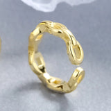 925 Silver Twist Ear Cuff Clip Earrings for Women