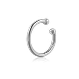925 Silver Twist Ear Cuff Clip Earrings for Women