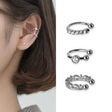 925 Sterling Silver Clip on Earrings for Women, No Piercing