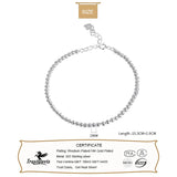 925 Sterling Silver Beads Bracelet Pulseras for Women