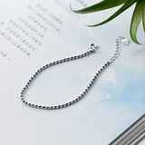 925 Sterling Silver Beads Bracelet Pulseras for Women