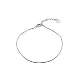 925 Sterling Silver Snake Chain Bracelet For Women OL Silver Jewelry