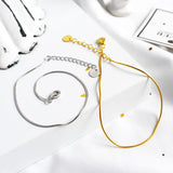 925 Sterling Silver Snake Chain Bracelet For Women OL Silver Jewelry