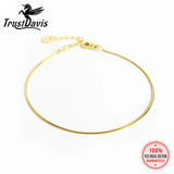 925 Sterling Silver Snake Chain Bracelet For Women OL Silver Jewelry