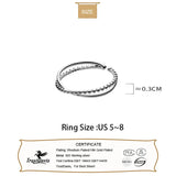 925 Solid Sterling Silver Ring Women Cocktail Size 5 6 7 8 Wonderful Gift DS107