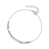 TrustDavis 925 Silver Beads Bracelet For Women