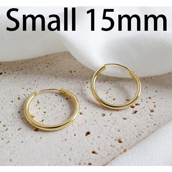 925 Sterling Silver Unique Shaped Huggie Hoop Earring