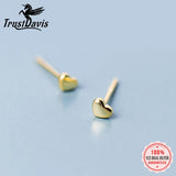 925 Sterling Silver Tiny Heart Stud Earrings Gift For Girls Kids Lady