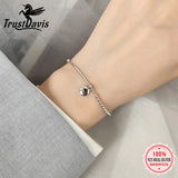 925 Sterling Silver LUCKY Charm Bracelet for Girls