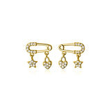 925 Sterling Silver Love Stud Earrings Birthday Gift For Women