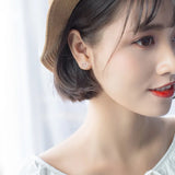 925 Silver Tiny Hollow Heart Stud Earring Women Girl Jewelry