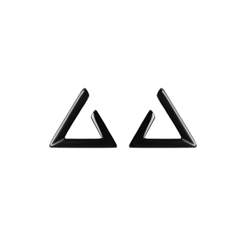 925 Sterling Silver Tiny Triangle Stud Earrings For Girls