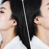 TrustDavis 925 Sterling Silver Hoop Earrings for Women DR0065