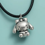 925 Sterling Silver Animal Charm Pendant DIY Necklace Jewelry DZ953