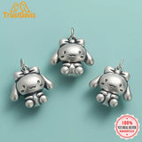 925 Sterling Silver Animal Charm Pendant DIY Necklace Jewelry DZ953