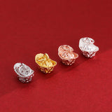 Davis 925 Silver Irregular Charm Pendant DIY Necklace DH0030