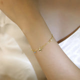 925 Silver Bracelet Double Layer Chain Magic Lamp for Women