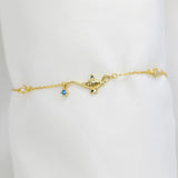 925 Silver Bracelet Double Layer Chain Magic Lamp for Women