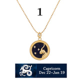 TrustDavis 925 Sterling Silver Constellation Pendant Necklace for Women