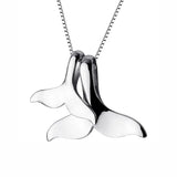 Davis 925 Sterling Silver 2 Sea-Maid Fishtail Pendant Chokers Necklaces