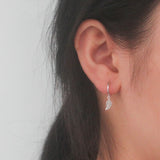 TrustDavis Silver Hanging Earrings with Various Charms