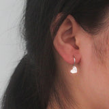 TrustDavis Silver Hanging Earrings with Various Charms