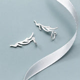 TrustDavis Leaves Ear Cuff Clip Earrings