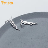 TrustDavis Leaves Ear Cuff Clip Earrings