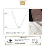 TrustDavis Heart Love Necklace For Women DA3118