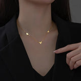 TrustDavis Heart Love Necklace For Women DA3118