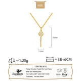 TrustDavis 925 Sterling Silver Zircon Key Pendant Necklace