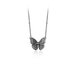 925 Silver Butterfly Necklace Thai Silver Insect Women Birthday Gift