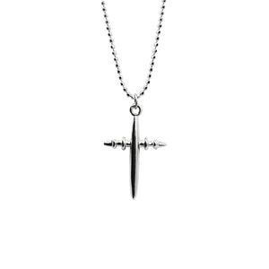 TrustDavis 925 Sterling Silver Cross Pendant Short Necklace For Women