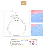 TrustDavis 925 Silver Snake Bone Chain Ins Bracelet YQ197