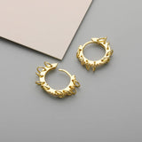 TrustDavis 925 Sterling Silver CZ Hoop Earring Minimalist Geometric Tiny Women