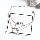 TrustDavis 925 Silver Snake Chain Bracelet For Women Lady