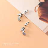 TrustDavis 925 Sterling Silver Pistol Gun Stud Earrings For Women