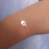TrustDavis 925 Sterling Silver Love Pig Bracelet For Women