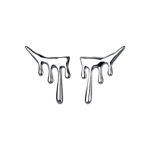 TrustDavis 925 Sterling Silver Water Drop Stud Earrings Wedding Jewelry DA2816