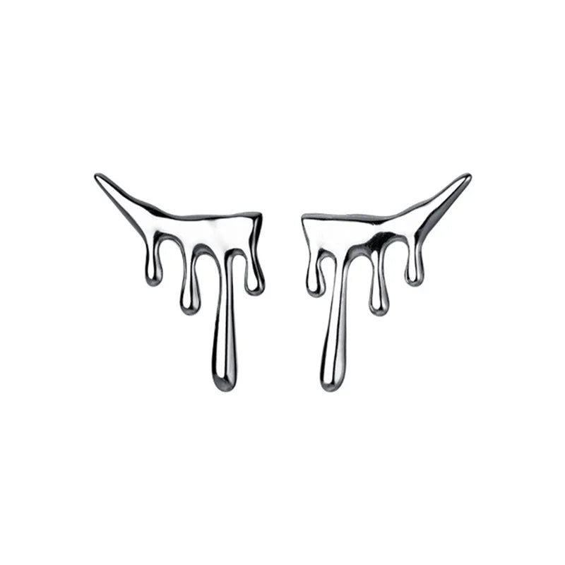 TrustDavis 925 Sterling Silver Water Drop Stud Earrings Wedding Jewelry DA2816