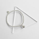 TrustDavis 925 Sterling Silver Minimalist 3mm Beads Chain Bracelets