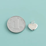 TrustDavis 925 Silver Charm Love Pearls Romantic Pendant DIY Necklace Jewelry