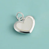TrustDavis 925 Silver Charm Love Pearls Romantic Pendant DIY Necklace Jewelry