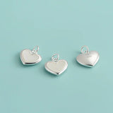 TrustDavis 925 Silver Charm Love Pearls Romantic Pendant DIY Necklace Jewelry